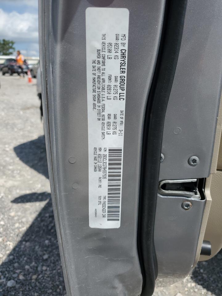 2011 Dodge Charger VIN 2B3CL3CG7BH557535 Copart auction photo, hail damage thumbnail 12