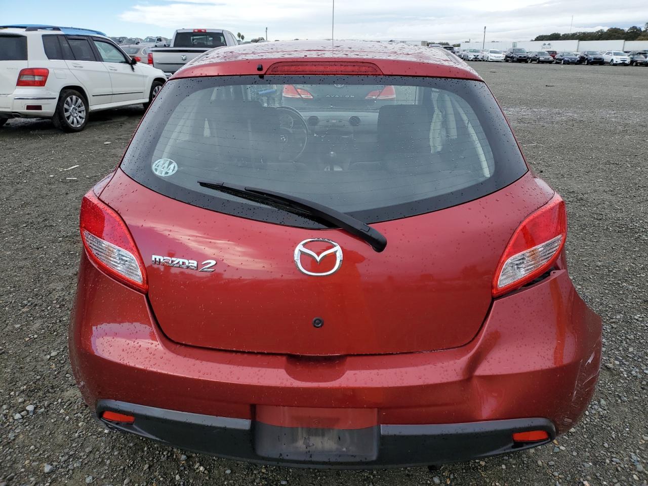 2014 Mazda 2 VIN JM1DE1KZ4E0186783 Copart auction photo, front end / rear end damage thumbnail 6