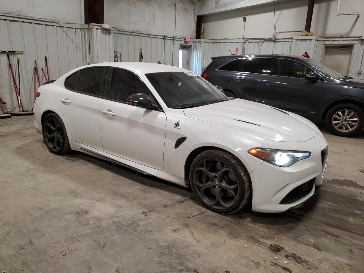 2020 Alfa Romeo Giulia VIN ZARFAMEV9L7622407 Copart auction photo, undercarriage damage thumbnail 4