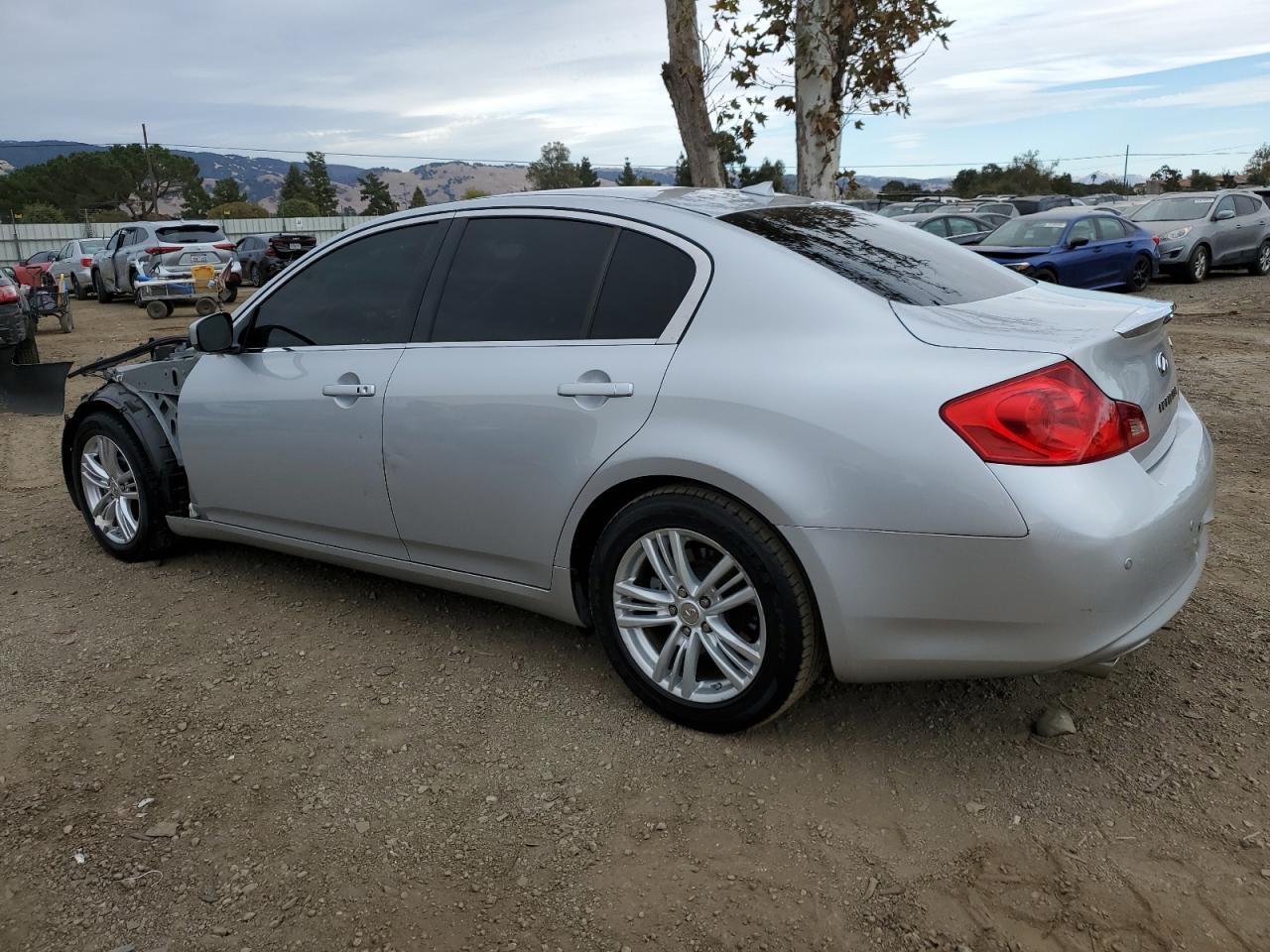2013 Infiniti G VIN JN1CV6AP4DM305404 Copart auction photo, vandalism damage thumbnail 2