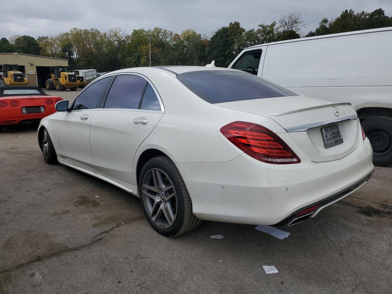 2014 Mercedes-Benz S-klasse VIN WDDUG8FB5EA062635 Copart auction photo, front end / minor dent/scratches damage thumbnail 2