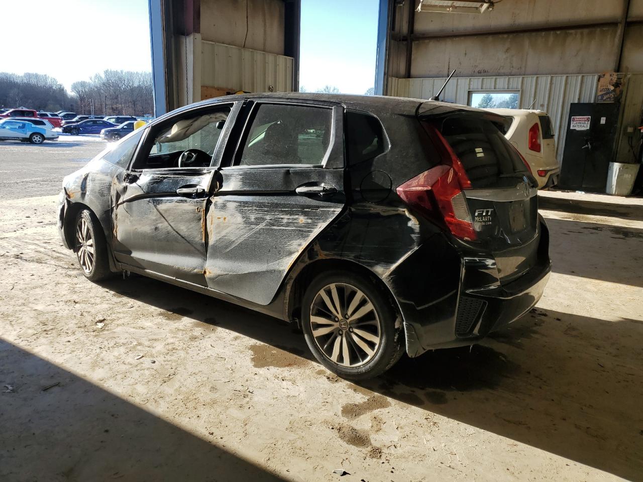 2016 Honda Fit VIN JHMGK5H77GX001010 Copart auction photo, all over damage thumbnail 2