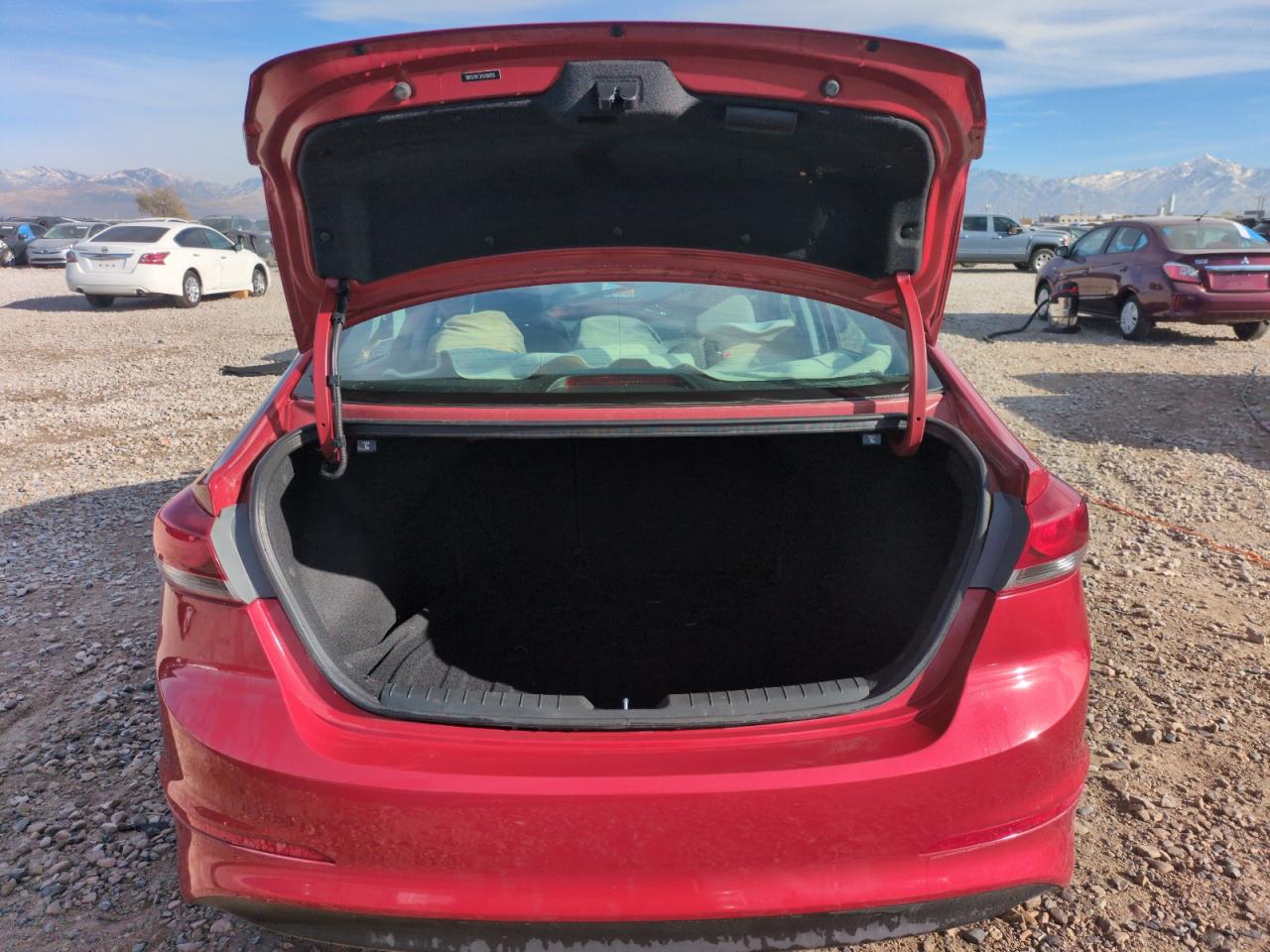 2017 Hyundai Elantra VIN 5NPD74LF2HH206858 Copart auction photo, side / front end damage thumbnail 6