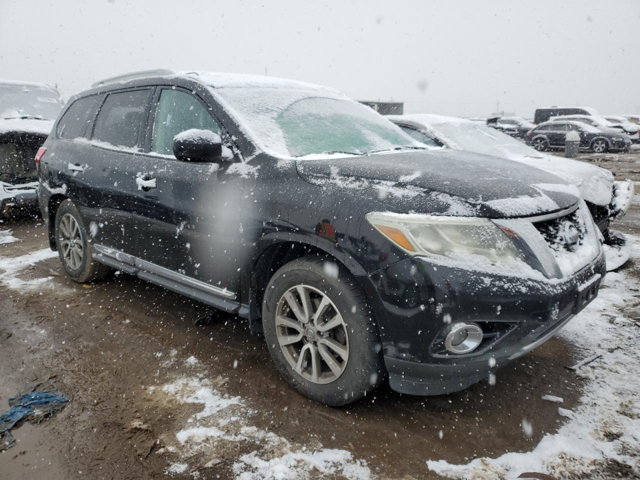 2014 Nissan Pathfinder VIN 5N1AR2MMXEC687573 Copart auction photo, rear end damage thumbnail 4