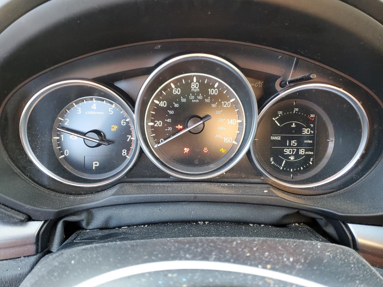 2019 Mazda CX-5 VIN JM3KFBBM0K1601948 Copart auction photo, front end / undercarriage damage thumbnail 9