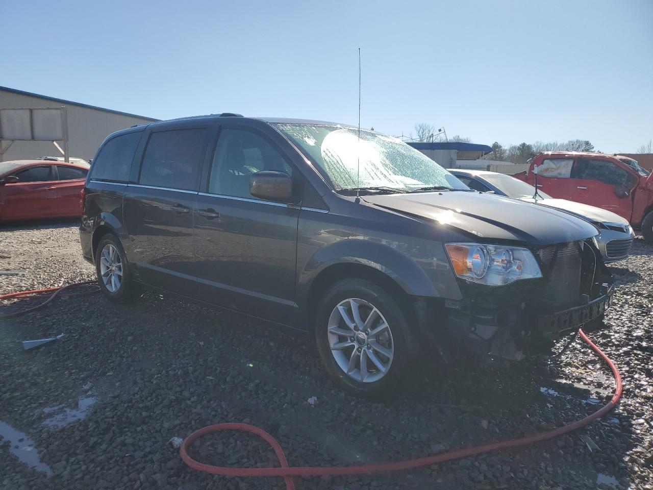 2019 Dodge Caravan VIN 2C4RDGCG1KR800313 Copart auction photo, front end damage thumbnail 4