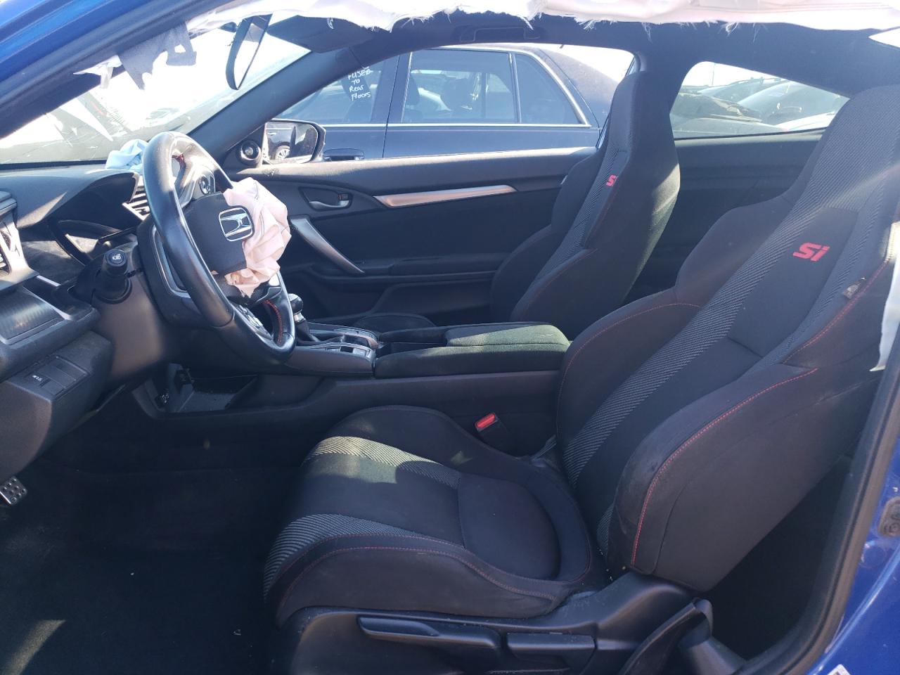 2019 Honda Civic VIN 2HGFC3A52KH753087 Copart auction photo, front end / side damage thumbnail 7