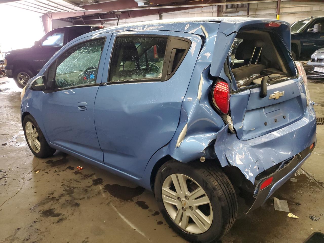 2013 Chevrolet Spark VIN KL8CD6S95DC610814 Copart auction photo, rear end / front end damage thumbnail 2