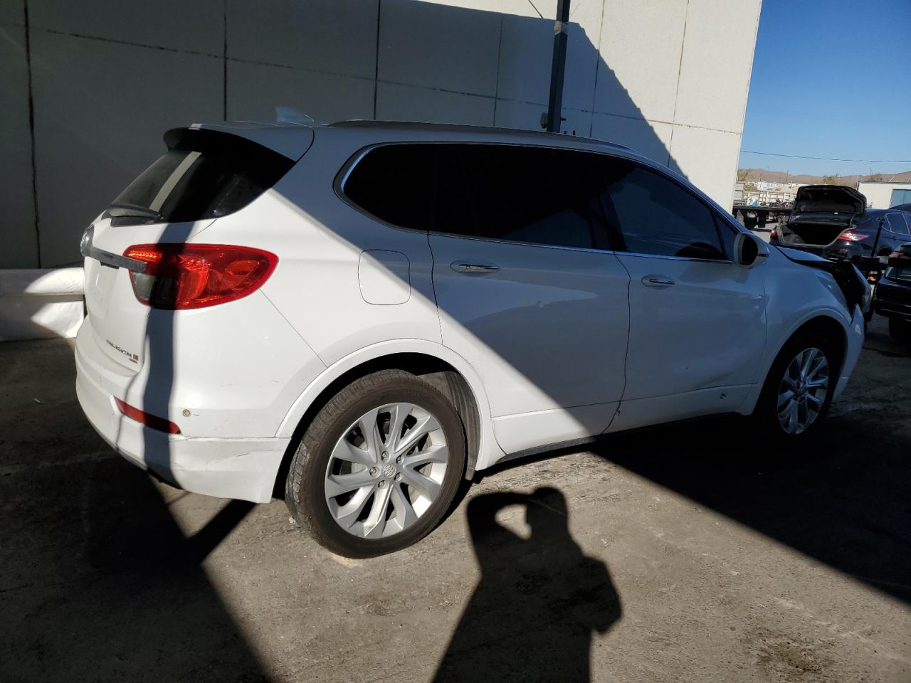 2017 Buick Envision VIN LRBFXFSX9HD050515 Copart auction photo, front end / side damage thumbnail 3