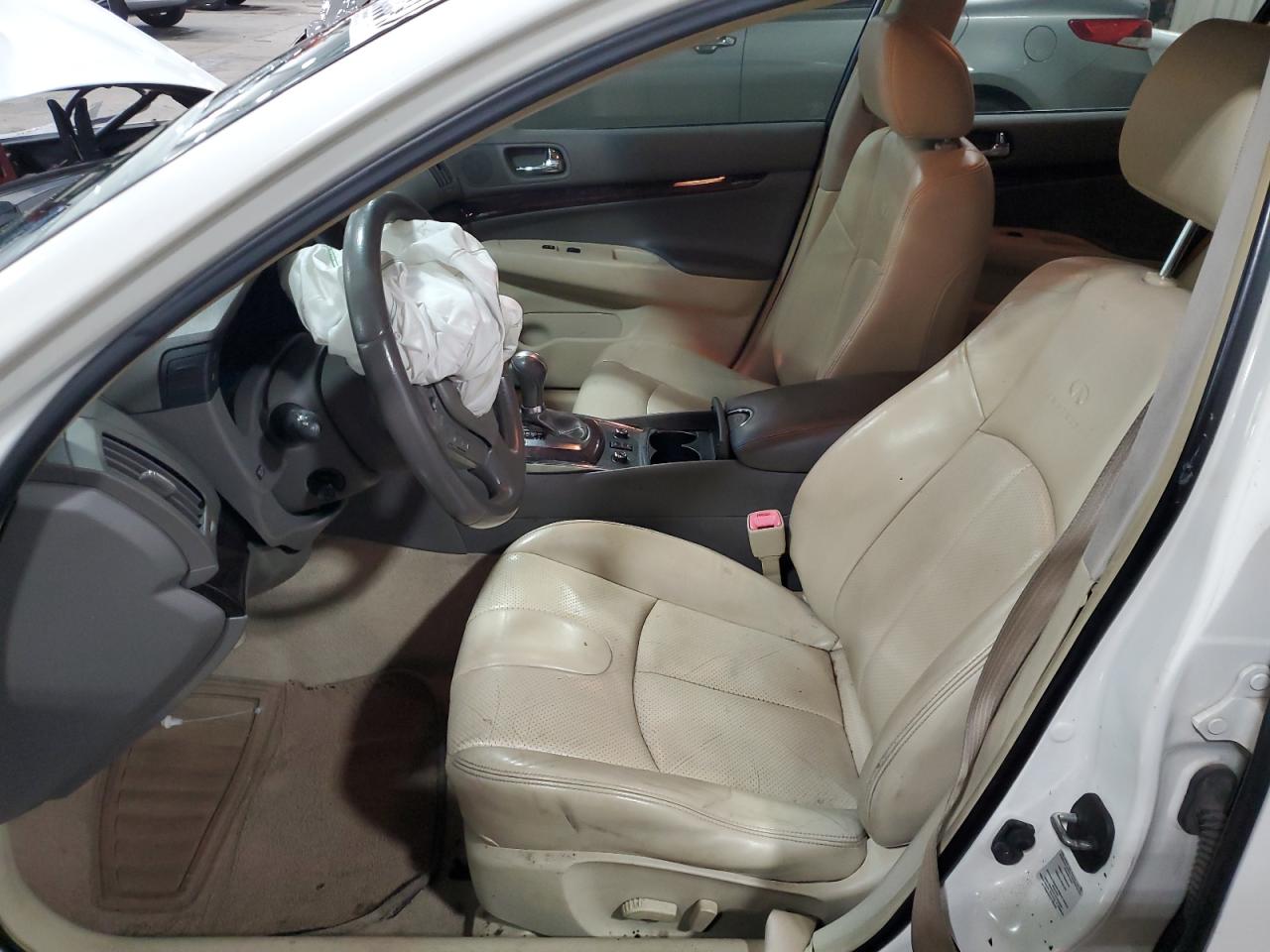 2012 Infiniti G VIN JN1CV6AR4CM678135 Copart auction photo, front end damage thumbnail 7