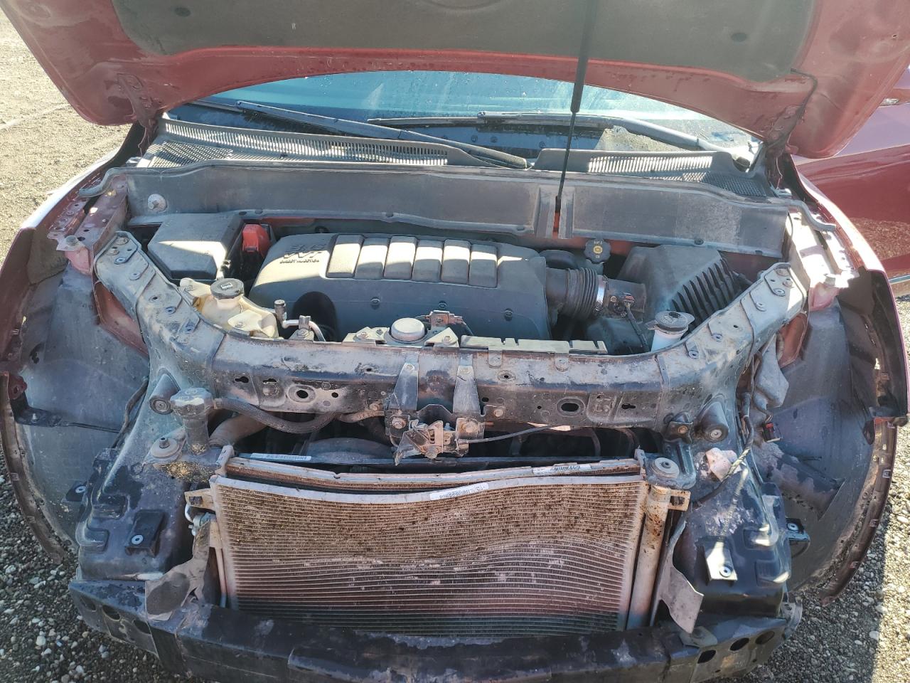 2013 Buick Enclave VIN 5GAKVDKDXDJ174824 Copart auction photo, front end damage thumbnail 12