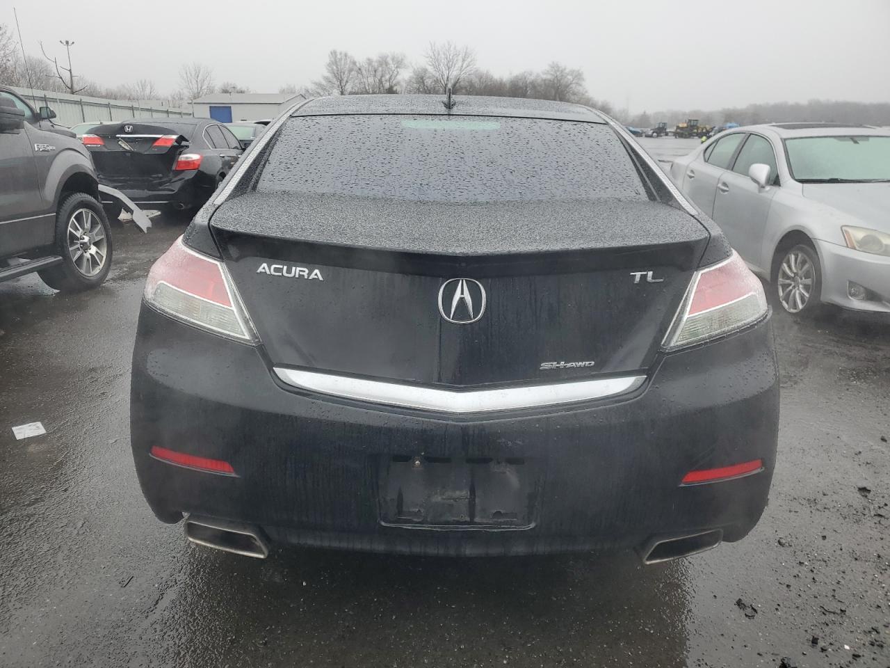 2012 Acura TL VIN 19UUA9F74CA009856 Copart auction photo, rear end damage thumbnail 6