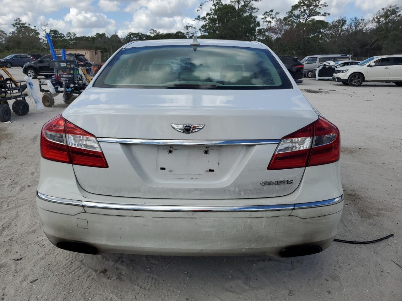 2012 Hyundai Genesis VIN KMHGC4DD2CU205645 Copart auction photo, front end damage thumbnail 6