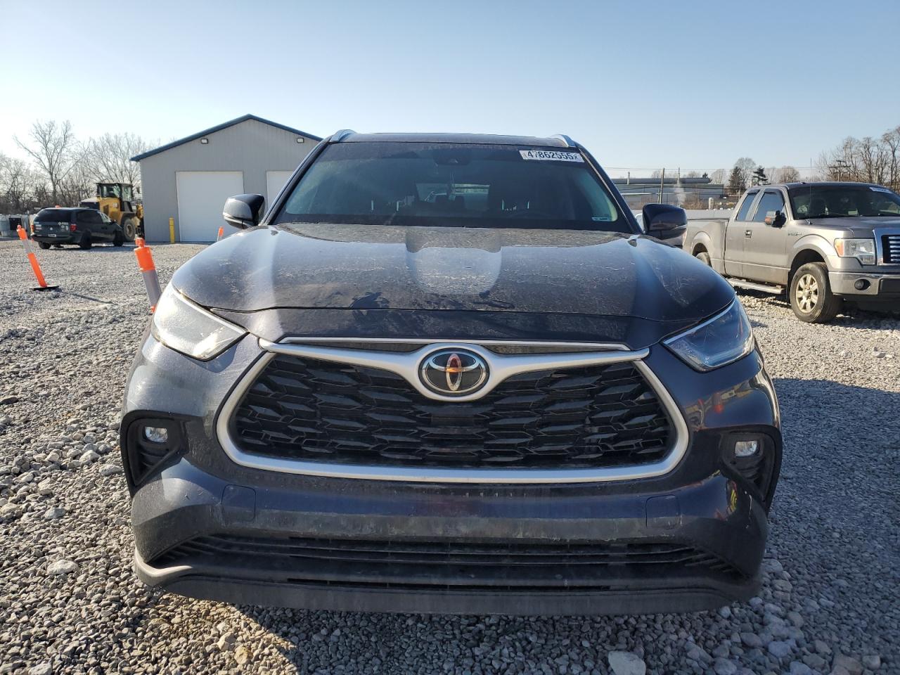 2021 Toyota Highlander VIN 5TDHZRBH9MS547464 Copart auction photo, side damage thumbnail 5