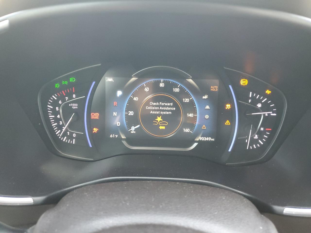 2020 Hyundai Santa Fe VIN 5NMS33AD8LH190265 Copart auction photo, front end / side damage thumbnail 9
