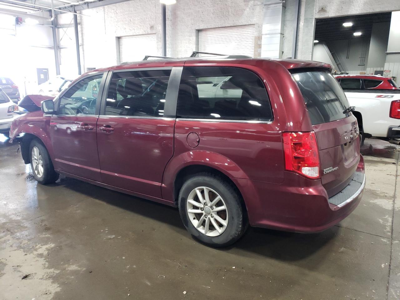 2019 Dodge Caravan VIN 2C4RDGCG4KR742794 Copart auction photo, front end damage thumbnail 2