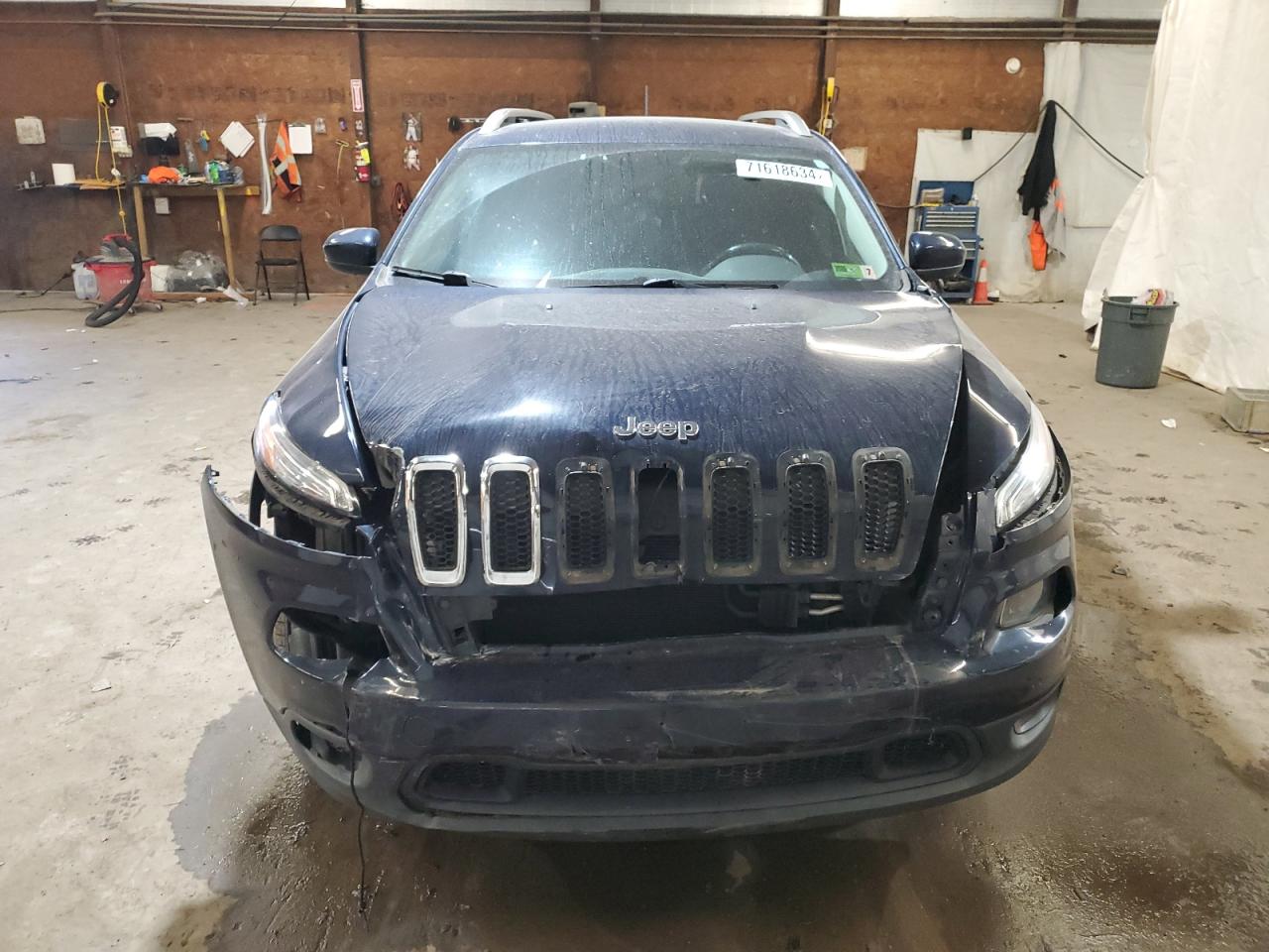 2014 Jeep Grand Cherokee VIN 1C4PJMCS4EW151475 Copart auction photo, front end / side damage thumbnail 5
