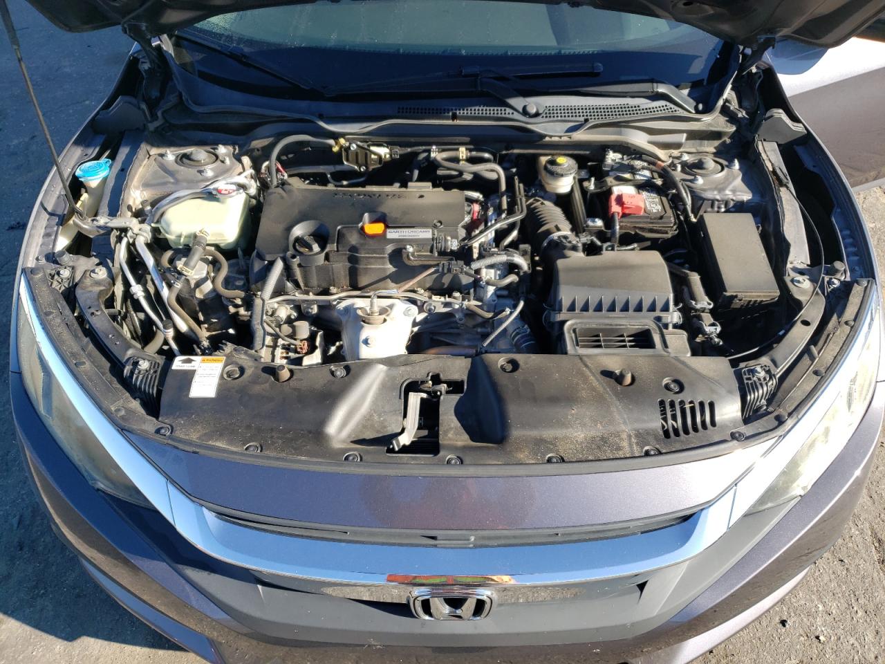 2016 Honda Civic VIN 19XFC2F5XGE048705 Copart auction photo, side damage thumbnail 8