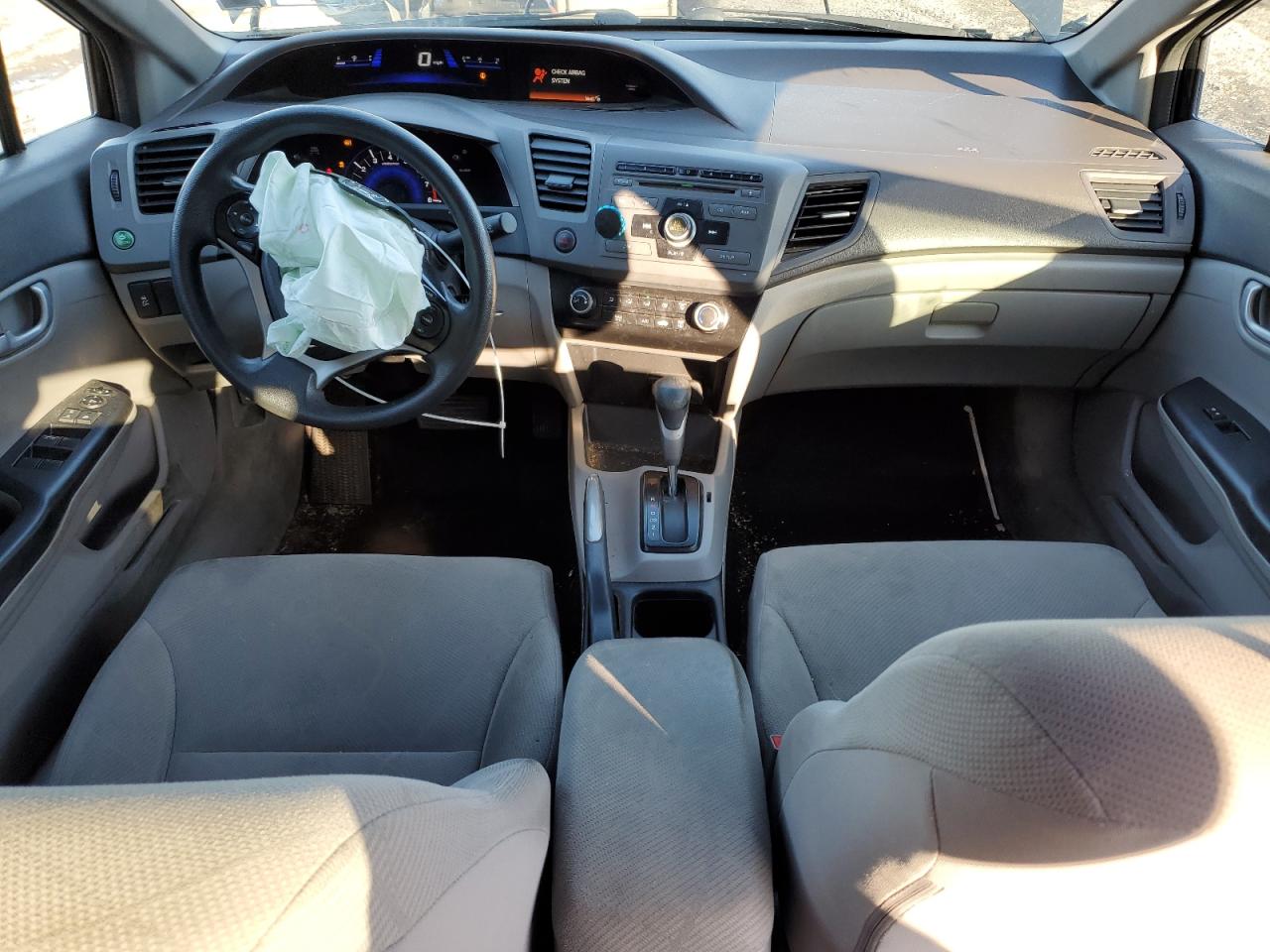 2012 Honda Civic VIN 19XFB2F53CE357185 Copart auction photo, front end damage thumbnail 8
