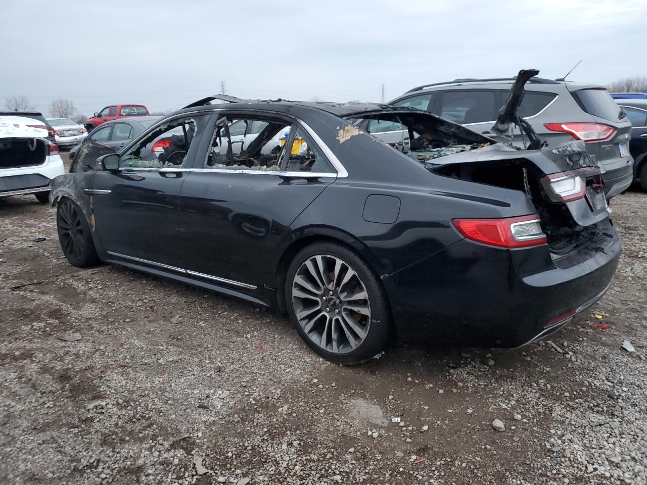 2017 Lincoln Continental VIN 1LN6L9TK2H5631376 Copart auction photo, burn / missing/altered vin damage thumbnail 2