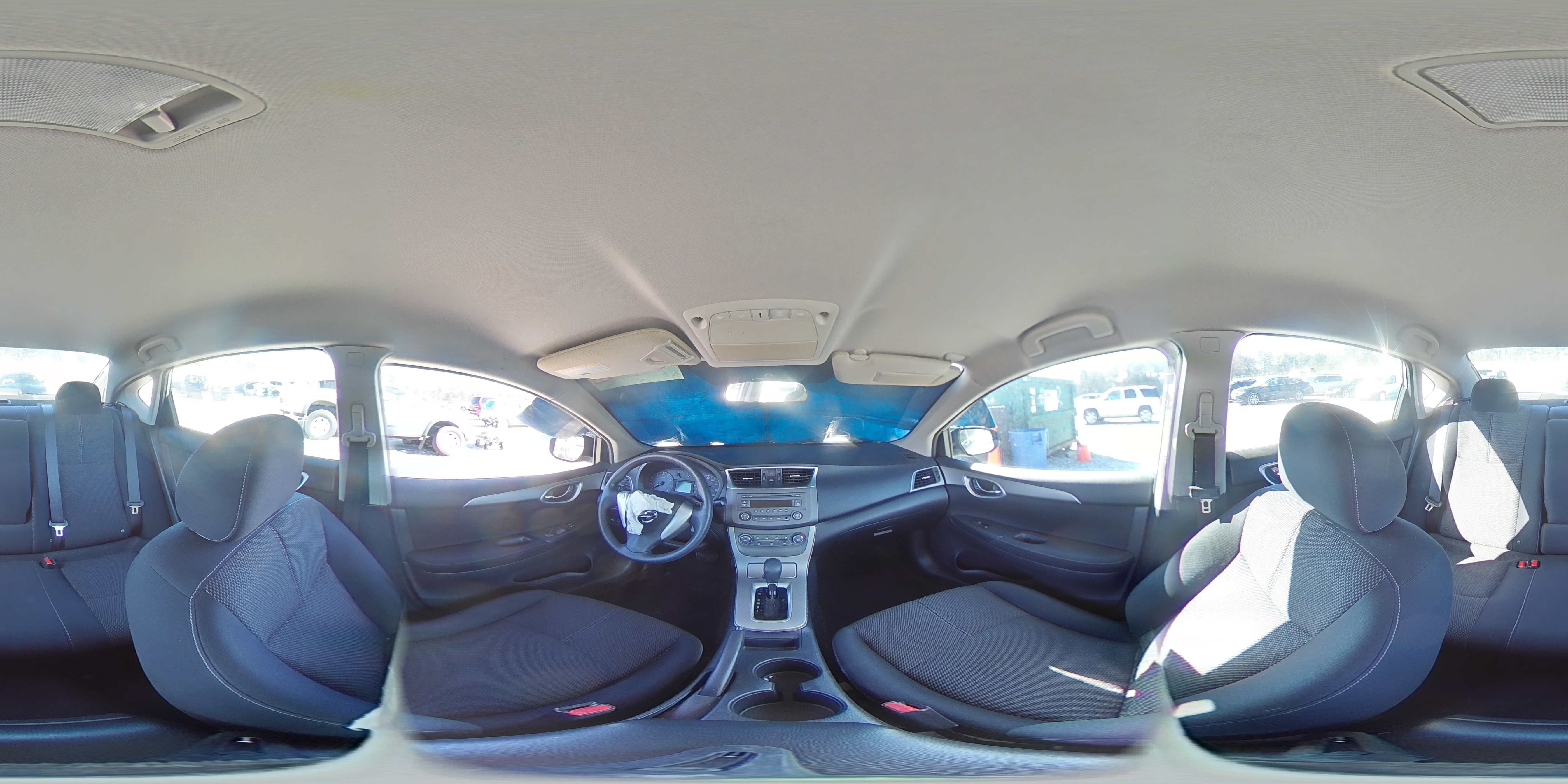 2014 Nissan Sentra VIN 3N1AB7AP3EL689967 Copart auction photo, front end damage thumbnail 15