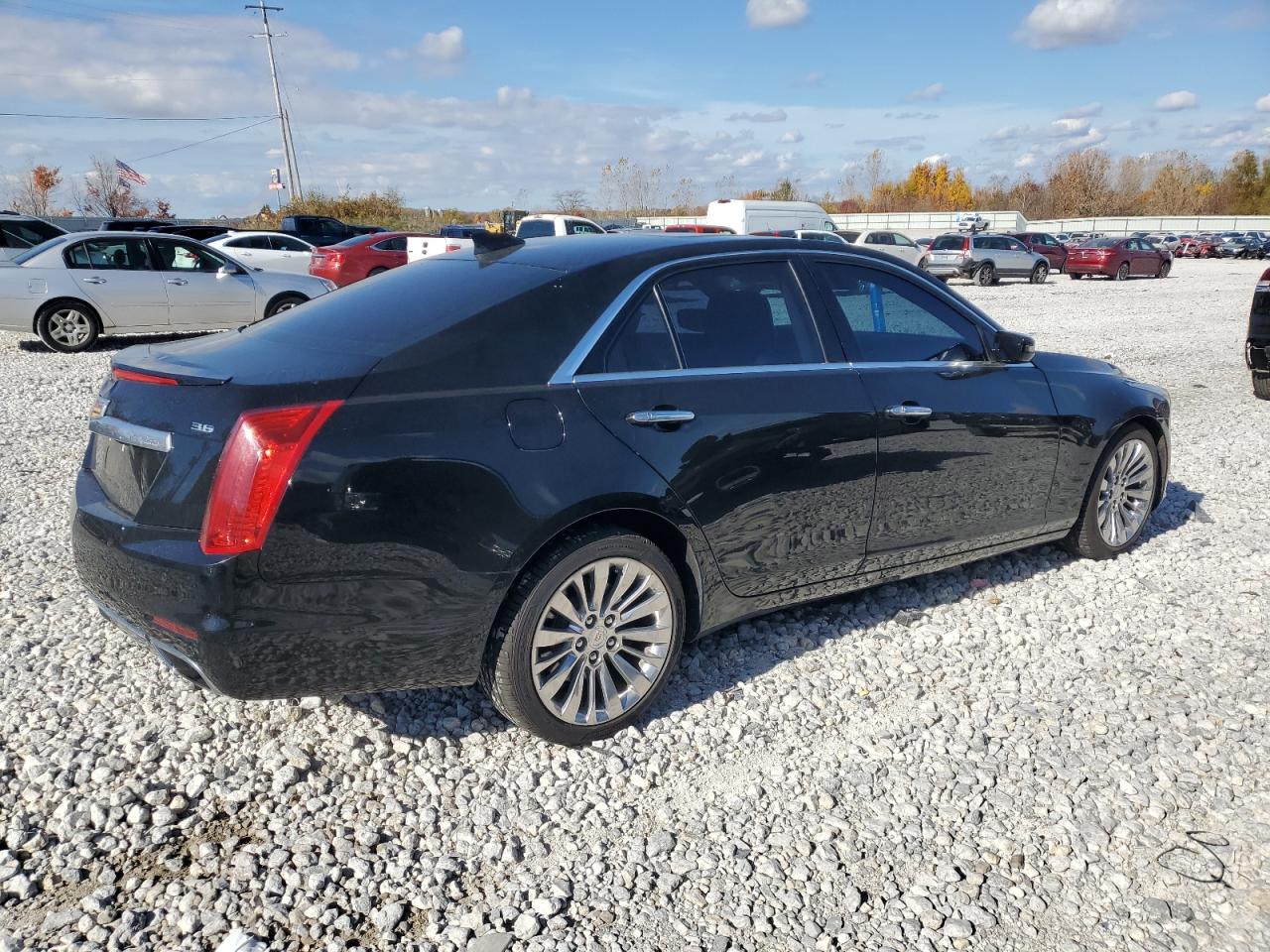 2016 Cadillac CTS VIN 1G6AX5SS7G0113114 Copart auction photo, front end / rear end damage thumbnail 3