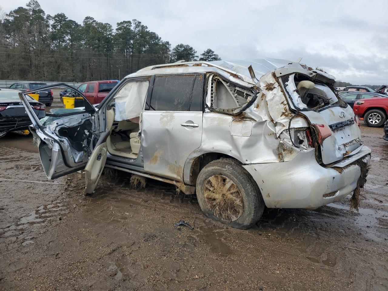 2016 Infiniti QX80 VIN JN8AZ2NE1G9126162 Copart auction photo, all over damage thumbnail 2