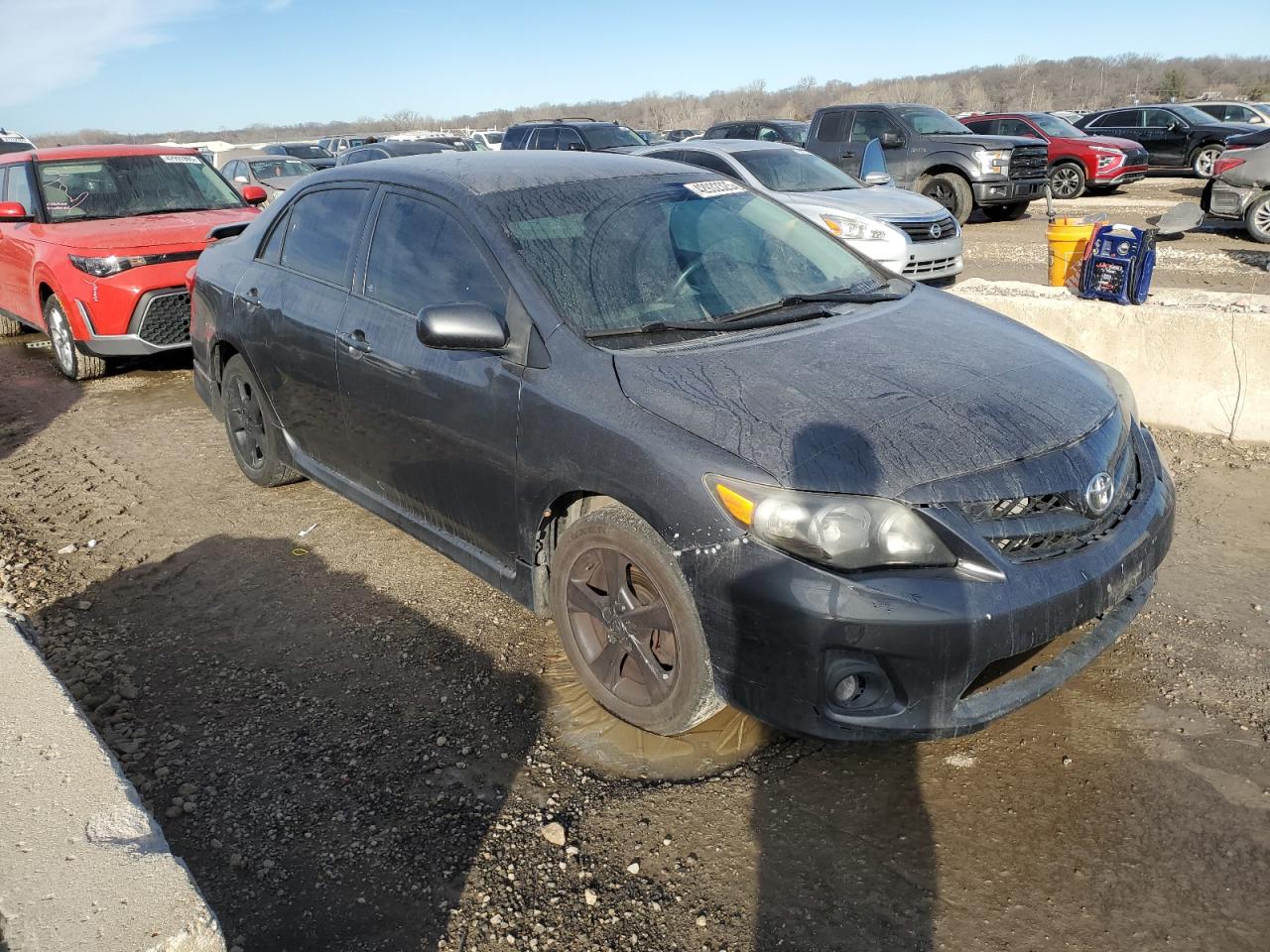 2011 Toyota Corolla VIN 2T1BU4EE3BC717624 Copart auction photo, mechanical / minor dent/scratches damage thumbnail 4