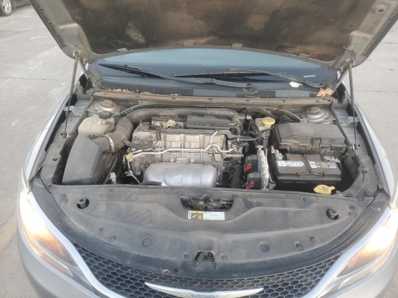 2015 Chrysler 200 VIN 1C3CCCFB7FN550729 Copart auction photo, top/roof / side damage thumbnail 11