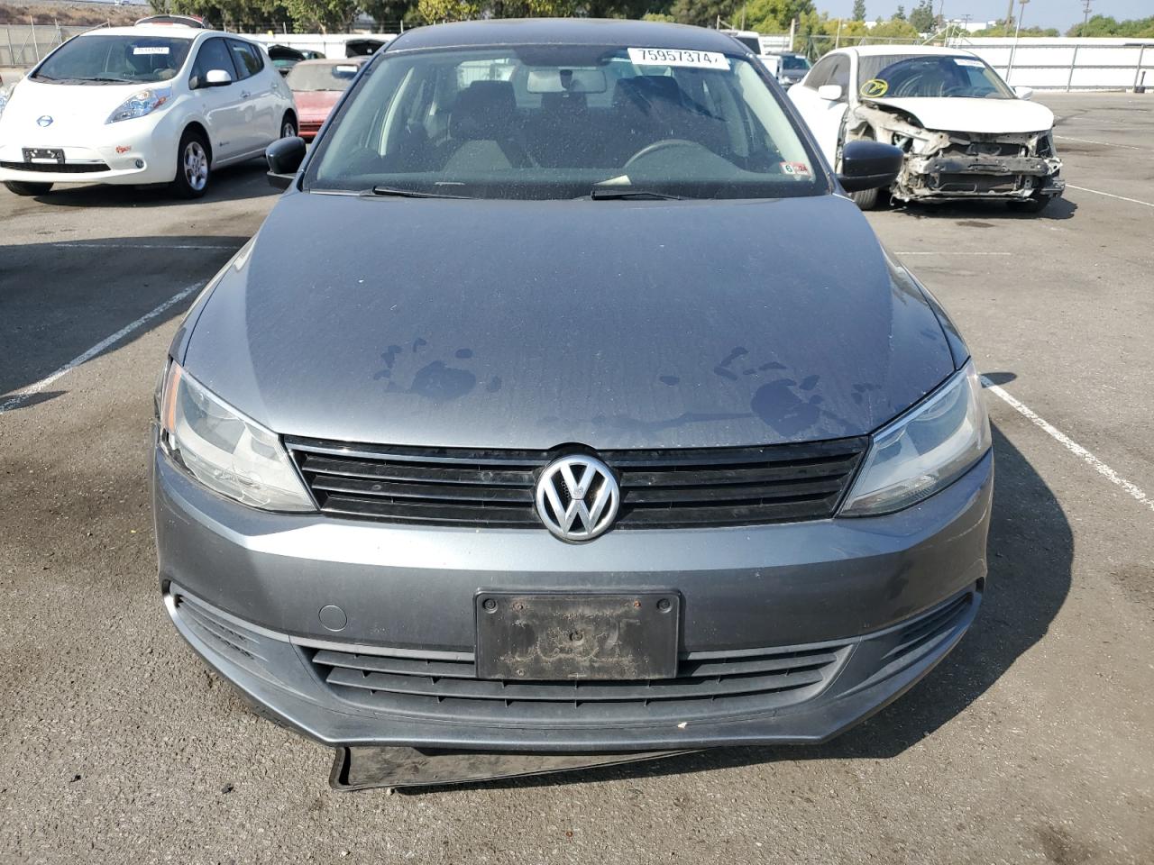 2014 Volkswagen Jetta VIN 3VW1K7AJ4EM378970 Copart auction photo, undercarriage damage thumbnail 5
