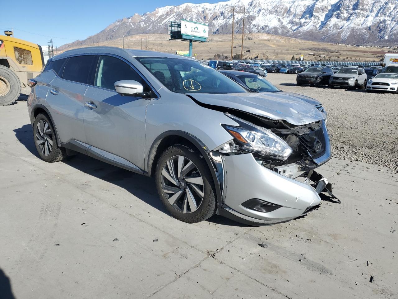 2018 Nissan Murano VIN 5N1AZ2MH6JN191493 Copart auction photo, front end damage thumbnail 4