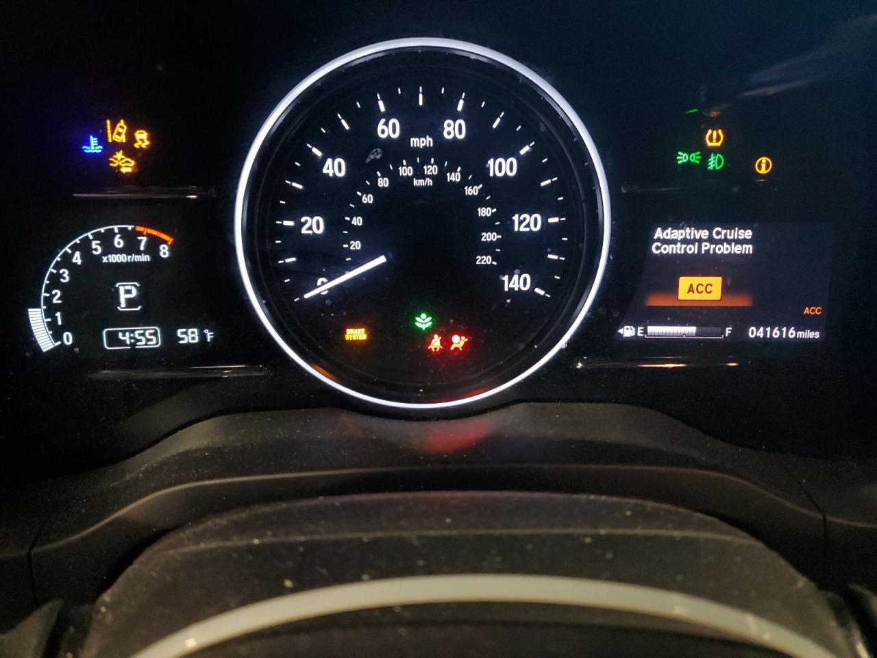 2019 Honda HR-V VIN 3CZRU6H54KM728929 Copart auction photo, top/roof / rear end damage thumbnail 9