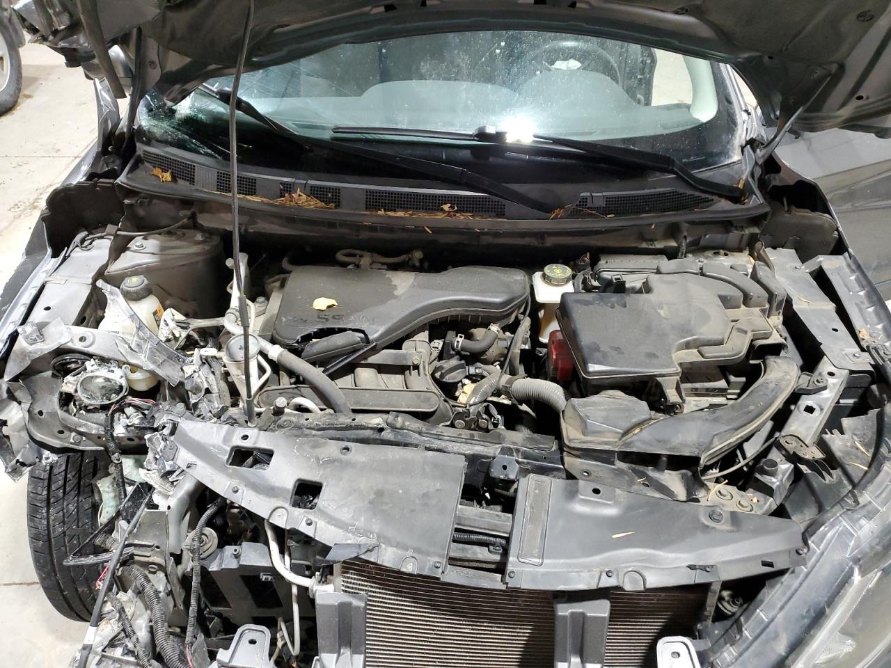 2017 Nissan Rogue VIN JN1BJ1CR1HW132881 Copart auction photo, front end / mechanical damage thumbnail 13