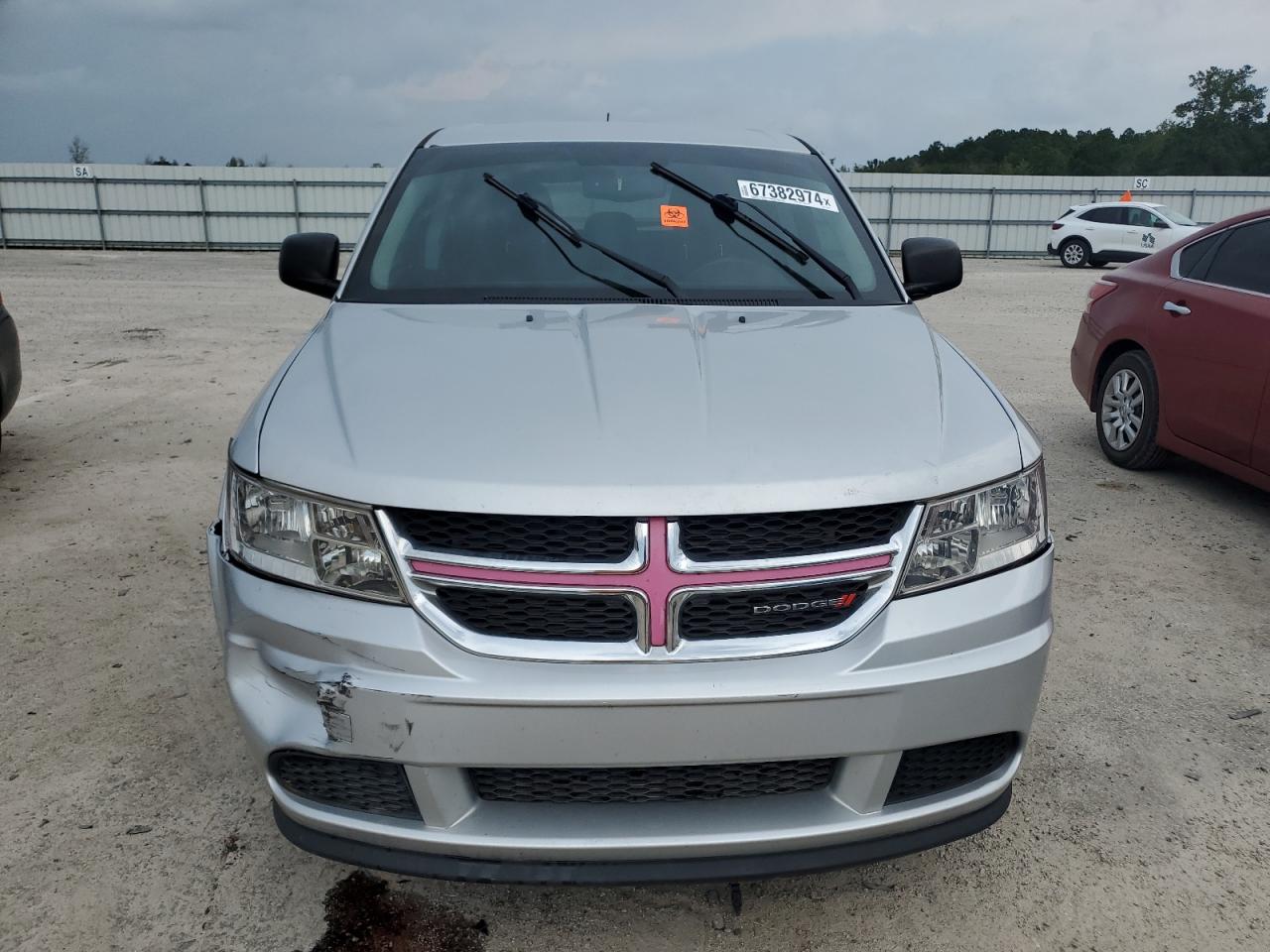 2014 Dodge Journey VIN 3C4PDCABXET150759 Copart auction photo, front end / minor dent/scratches damage thumbnail 5
