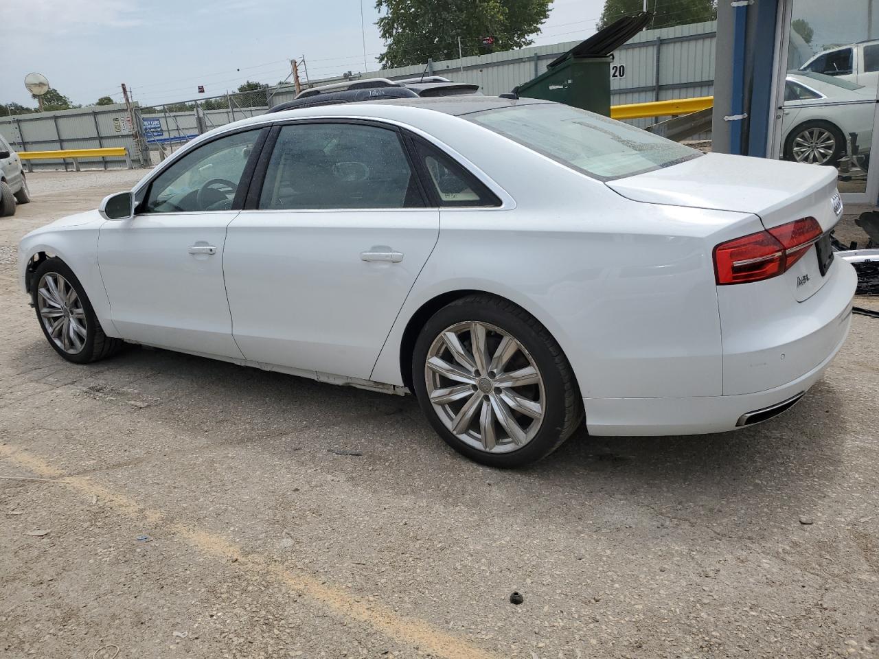 2017 Audi A8 VIN WAU44AFD1HN012613 Copart auction photo, front end / minor dent/scratches damage thumbnail 2