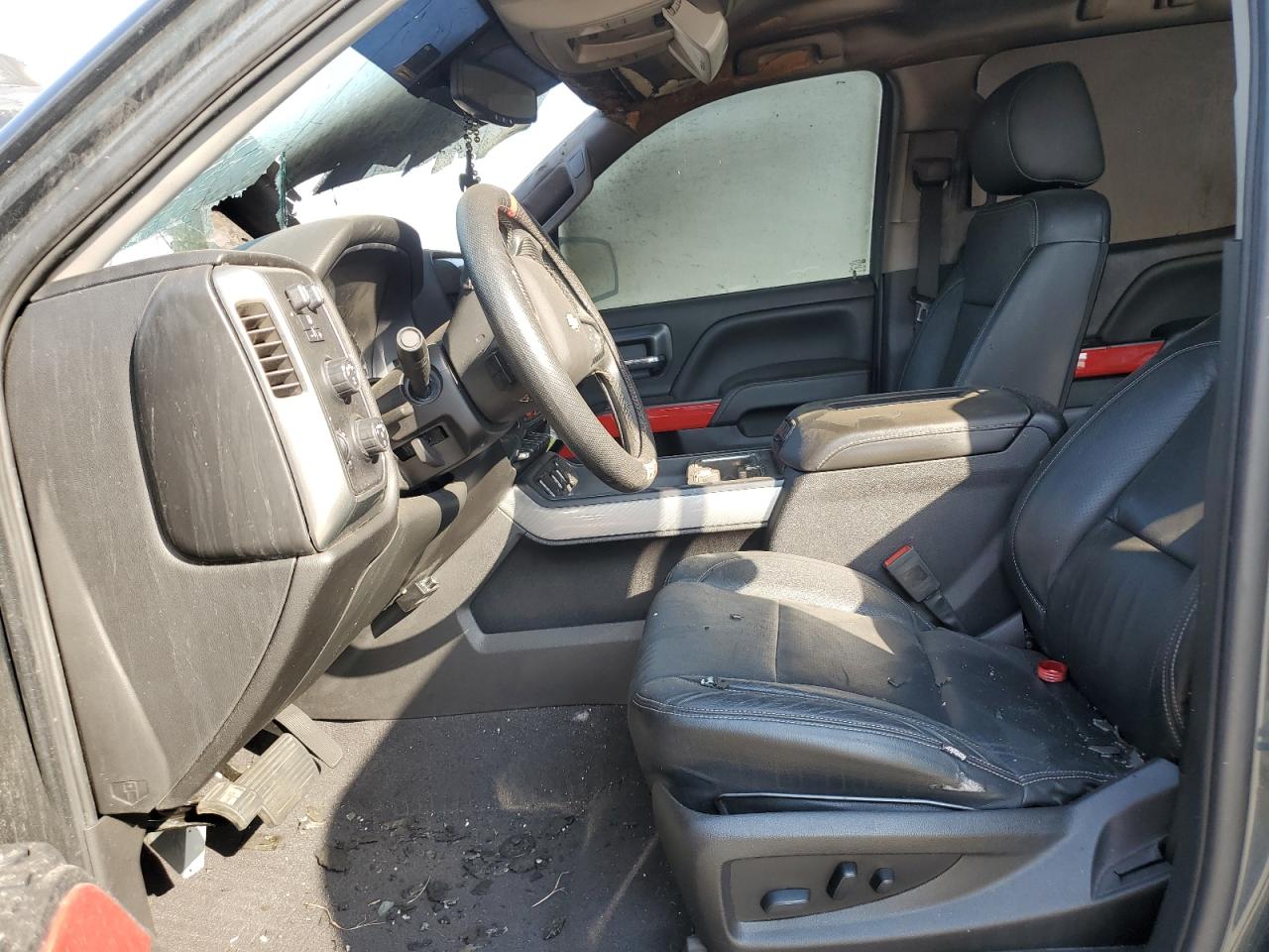 2018 Chevrolet Silverado VIN 3GCUKREC7JG577060 Copart auction photo, burn / rear end damage thumbnail 7