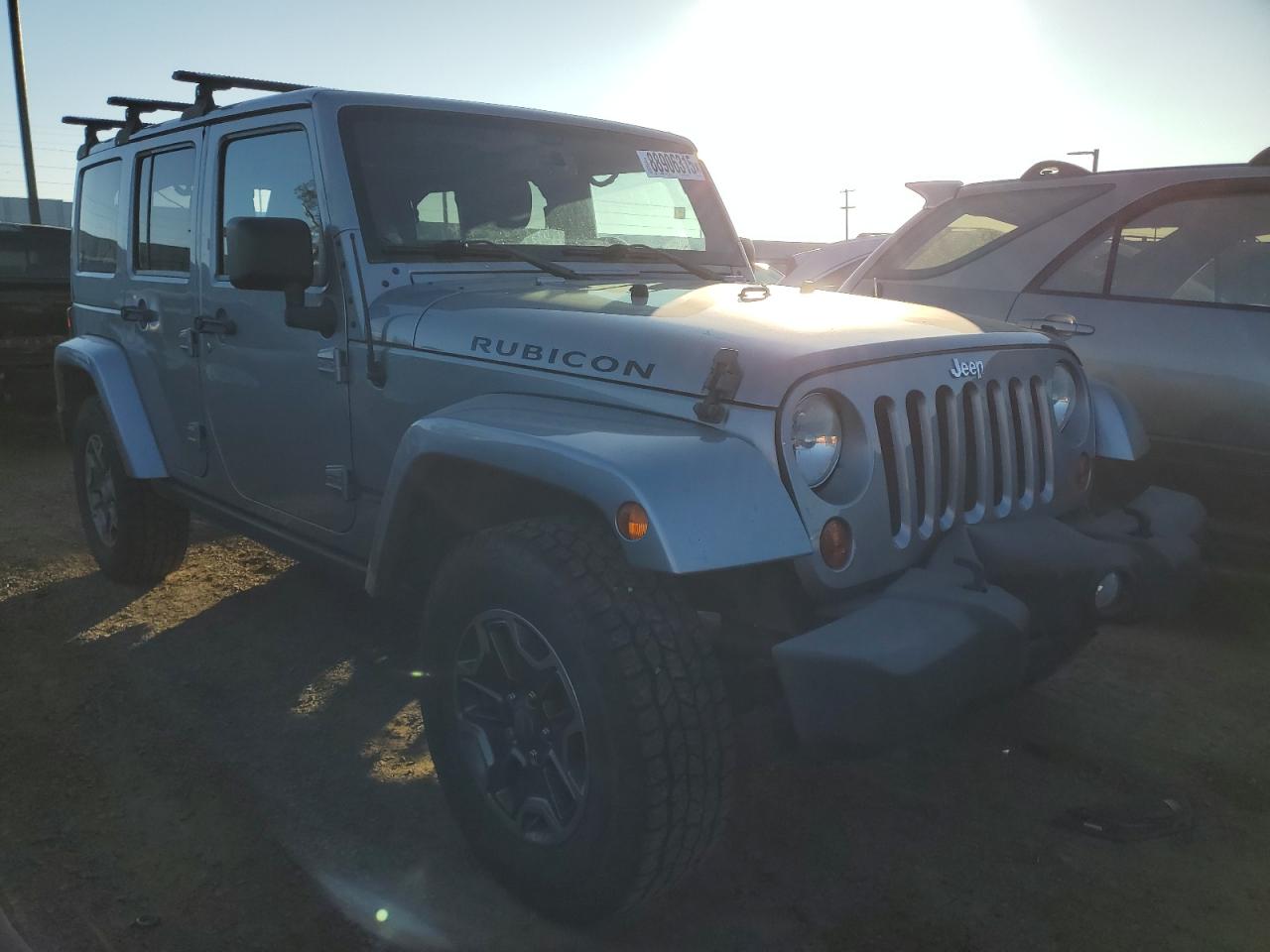 2013 Jeep Wrangler VIN 1C4BJWFGXDL556365 Copart auction photo, front end damage thumbnail 4
