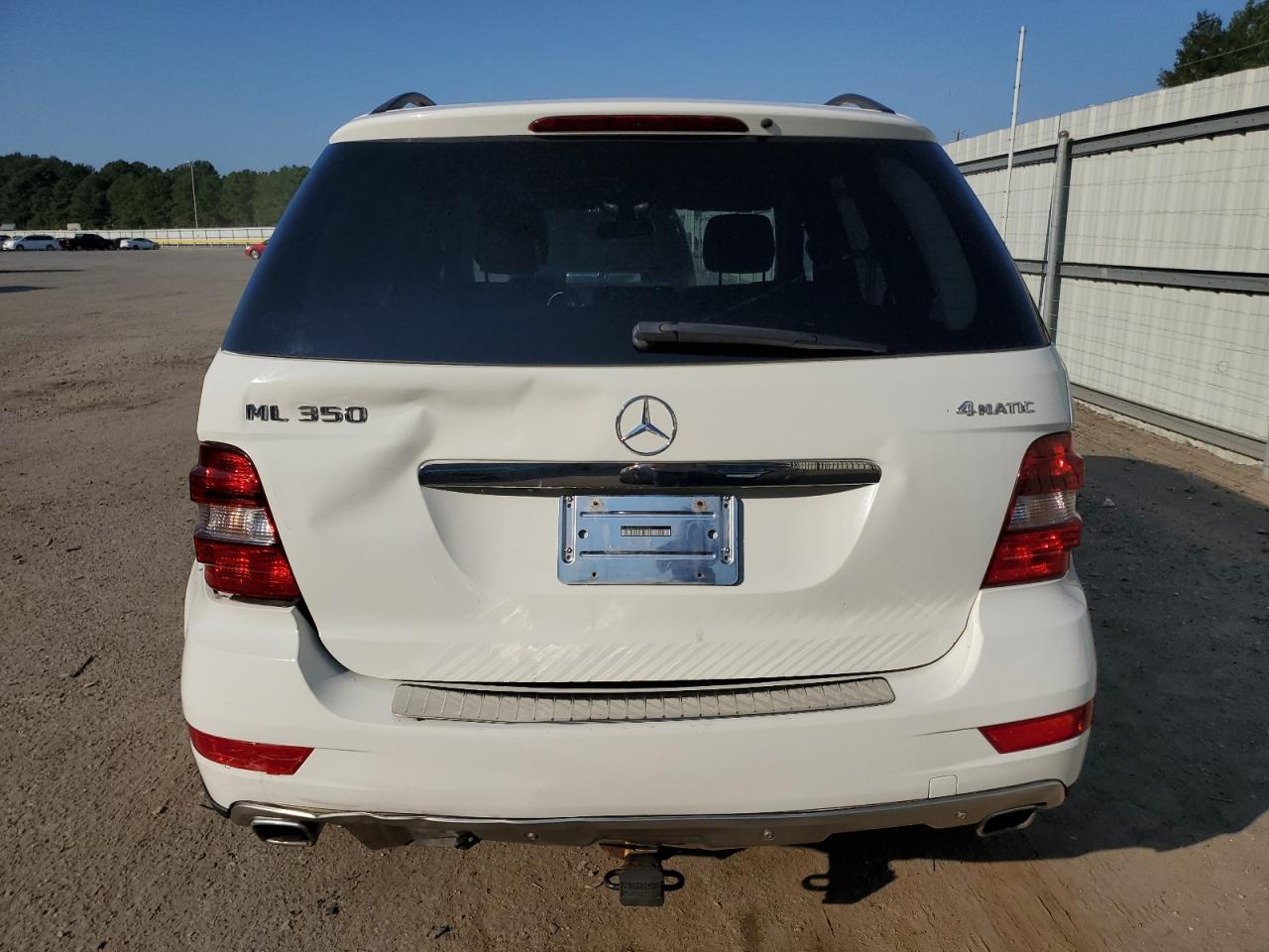 2010 Mercedes-Benz M-klasse VIN 4JGBB8GB4AA620561 Copart auction photo, rear end / minor dent/scratches damage thumbnail 6