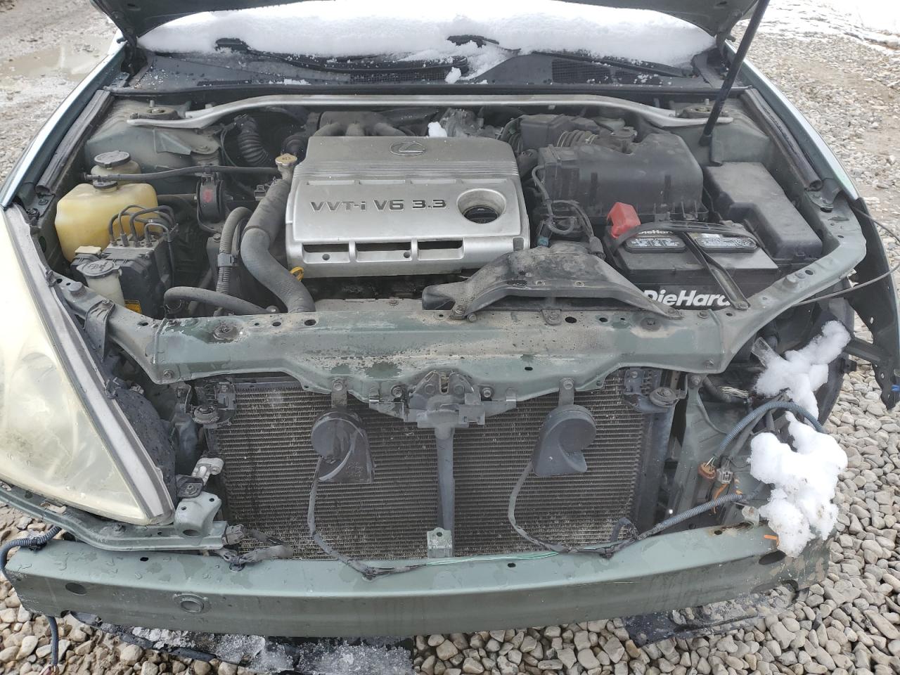 2005 Lexus ES VIN JTHBA30G155062004 Copart auction photo, front end damage thumbnail 11