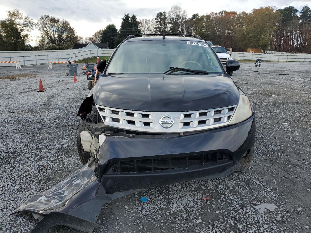2005 Nissan Murano VIN JN8AZ08W95W431898 Copart auction photo, front end damage thumbnail 5