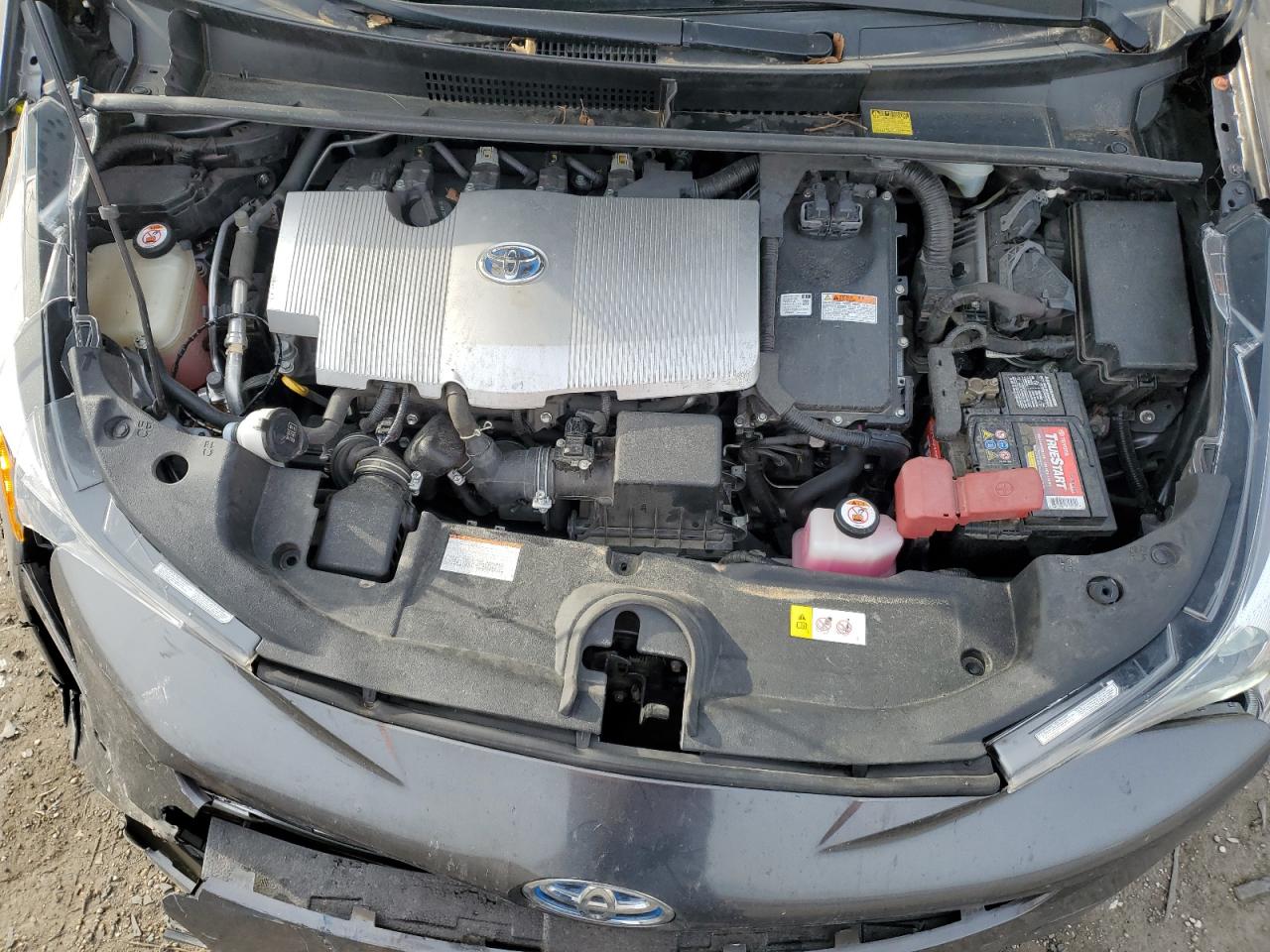 2016 Toyota Prius VIN JTDKARFU0G3023243 Copart auction photo, front end damage thumbnail 12