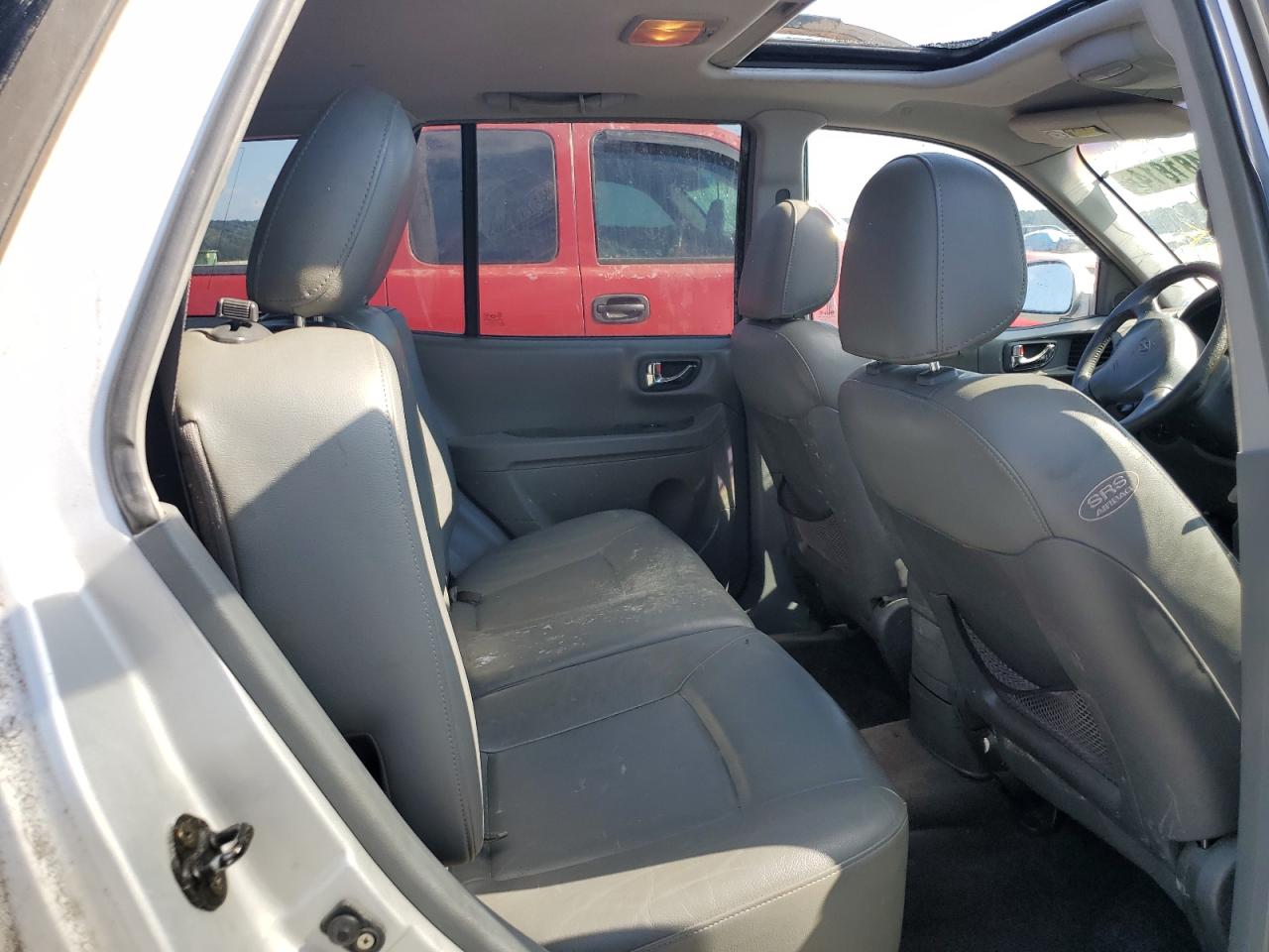 2003 Hyundai Santa Fe VIN KM8SC13E93U521854 Copart auction photo, front end / top/roof damage thumbnail 11