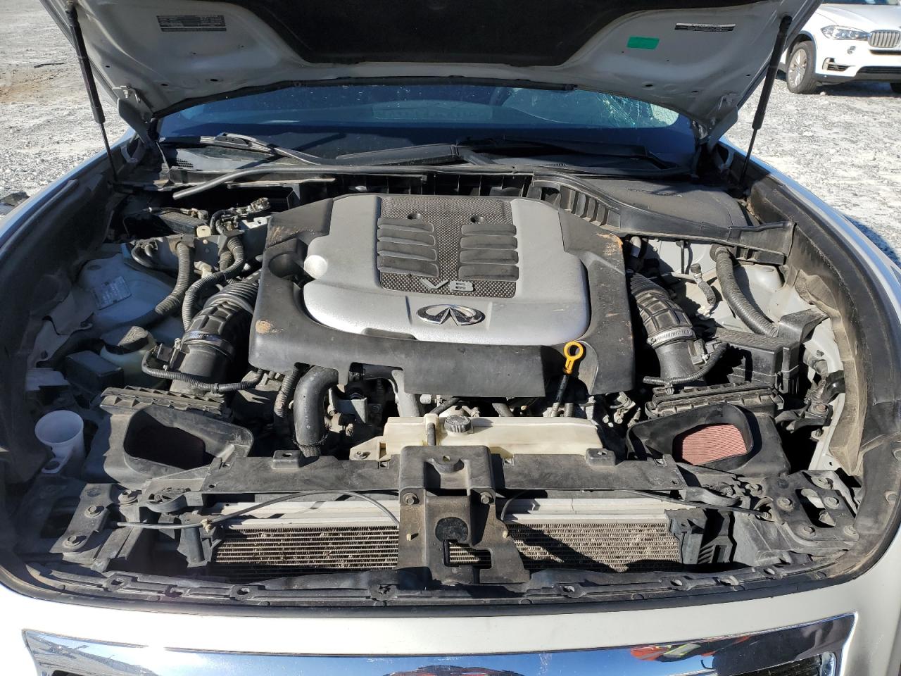 2011 Infiniti M VIN JN1AY1AP7BM520077 Copart auction photo, front end / side damage thumbnail 11