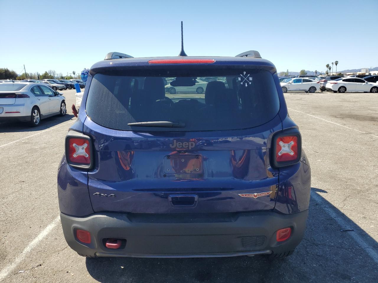 2021 Jeep Renegade VIN ZACNJDC18MPM69378 Copart auction photo, front end damage thumbnail 6