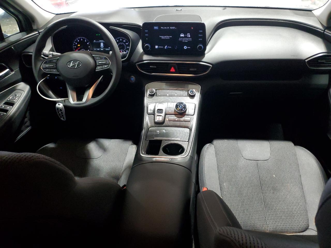 2022 Hyundai Santa Fe VIN 5NMS2DAJ7NH421285 Copart auction photo, rear end damage thumbnail 8