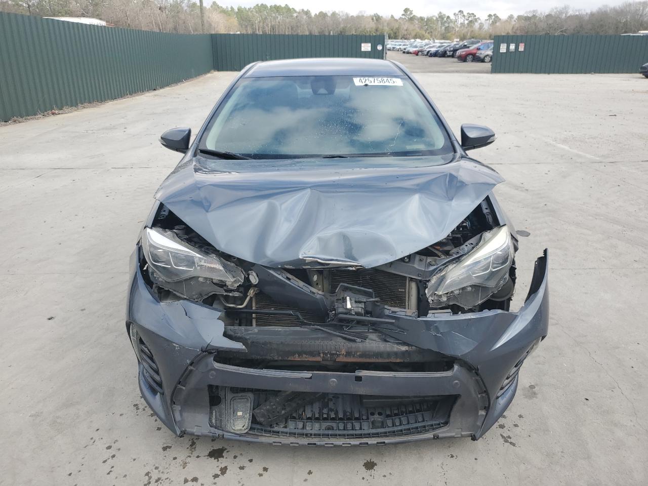 2017 Toyota Corolla VIN 2T1BURHE7HC761224 Copart auction photo, front end / minor dent/scratches damage thumbnail 5