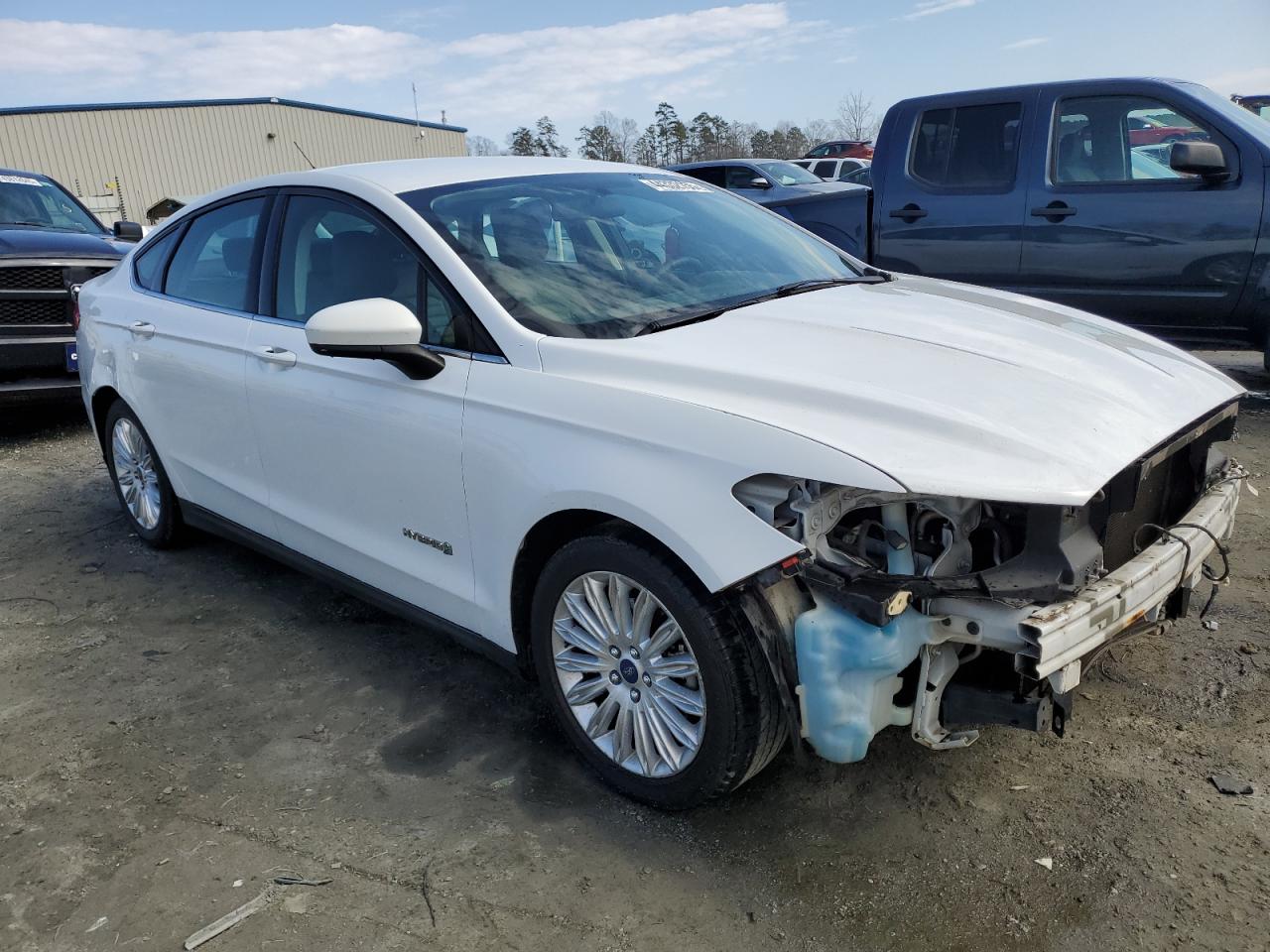 2015 Ford Fusion VIN 3FA6P0UU2FR116429 Copart auction photo, front end damage thumbnail 4