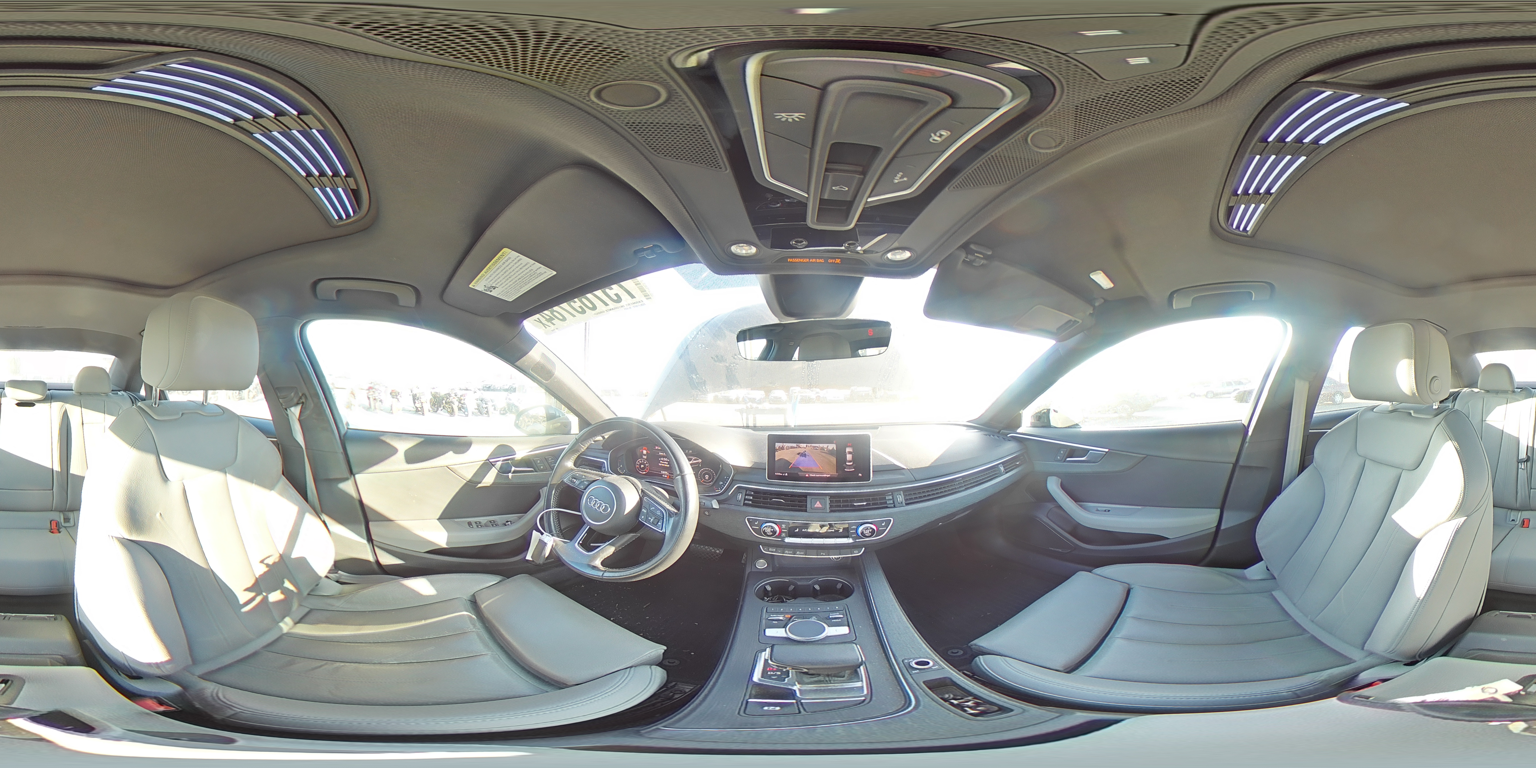 2017 Audi A4 VIN WAULNAF44HN044030 Copart auction photo, front end damage thumbnail 12