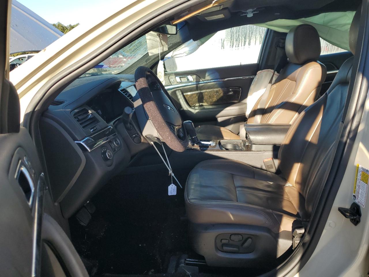 2015 Lincoln MKS VIN 1LNHL9EK5FG601425 Copart auction photo, side damage thumbnail 7