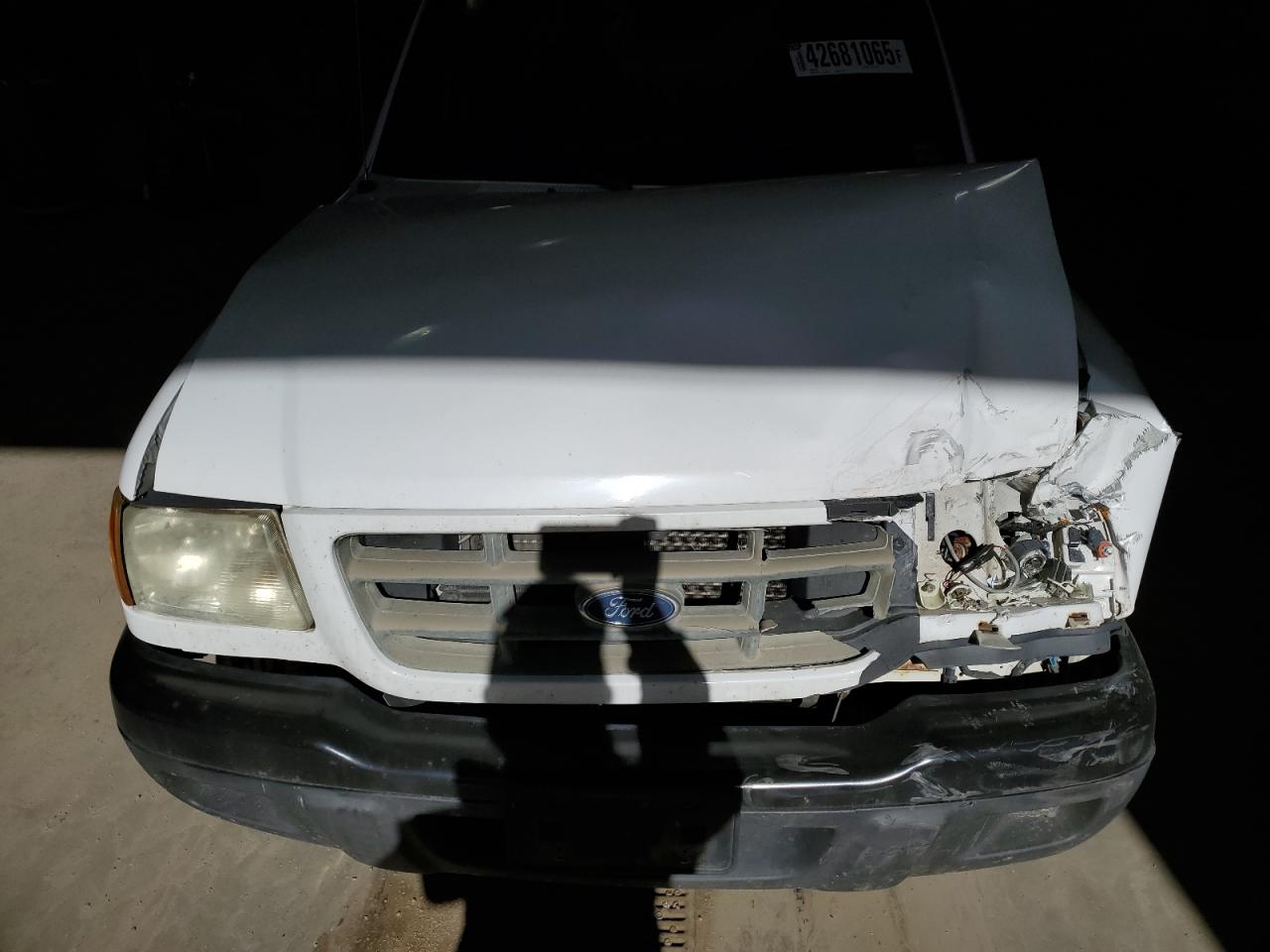 2003 Ford Ranger VIN 1FTYR14V53TA31459 Copart auction photo, front end damage thumbnail 11
